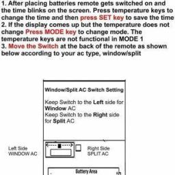 Emrse AC 59 Hitachi Split/Window Air Conditioner Remote (Please Match The Image with Your Old Remote) Remote Controller image 3