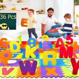 highseas Puzzle mat for Kids ABC Alphabet & Number Foam mats Building Blocks Learning Toy image 2