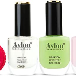Nail Set 4 Piece Kit (3 Nail Polish 1 Nail Paint Remover) - 04-10