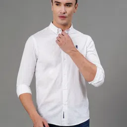 Men Regular Fit Striped Button Down Collar Casual Shirt-image-27