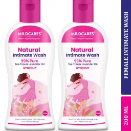 Intimate Wash for Women, Enriched with Tea Tree Oil & Aloe Vera Extract, pH Balanced , Prevents Odour & Infections, Safe for Skin - 100ml(Pack of 2) Intimate Wash-image-49