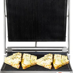 9 Slice Jumbo Electric Commercial Sandwich Maker Grill-image-41