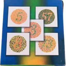 zelox Ishihara Test Chart Book for Colour Deficiency 38 Plates for Eye Testing Posture Corrector image 5