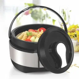 Stainless Steel Casseroles (1500ml) with Insulated Leak Proof Lid Container | Thermo Steel & Double Wall Insulation Keeps Chapati, Rice, Meal Hot - with Easy to Carry Handle Thermoware Casserole-image-15
