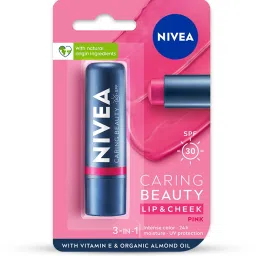Lip Caring Beauty Pink Lip Balm | Lip & Cheek Tint with SPF 30 NA-12