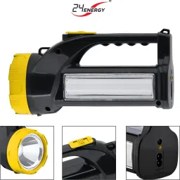 24 energy Long Range Laser Torch with Side SMD Light | Yellow Torch image 5