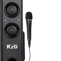 RZG BT LED 02 Home Theater party Box, USB, FM, KARAOKE WIRED MIC 120 W Bluetooth Tower Speaker-35