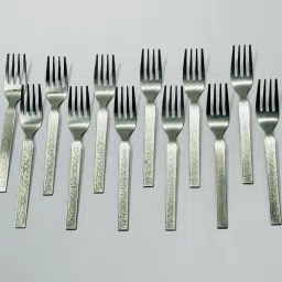 DEV INDUSTRIES Stainless Steel Baby Fork, Dessert Fork, Dinner Fork, Fruit Fork, Salad Fork Set-image-54