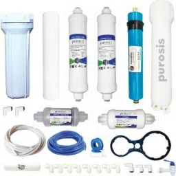 BAREEZÉ PURE purosis premium quality Complete RO. Service kit with pre filter and 80 GPD RO Membrane &... Pleated Filter Cartridge-image-2
