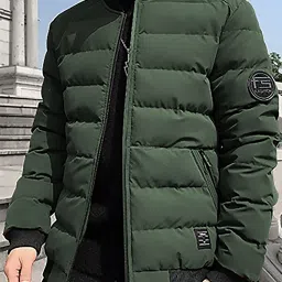 Men Solid Casual Jacket-image-41