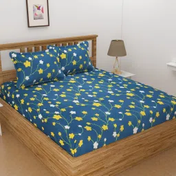 160 TC Cotton Double Abstract Flat Bedsheet-picture-13