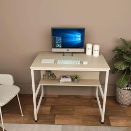 decormaster Study Table with Shelf Computer Workstation Gaming Concept Desk for Study Engineered Wood Multipurpose Table image 2