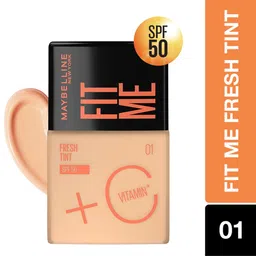 Maybelline New York Fit Me Fresh Tint with SPF 50 & Vitamin C 30 ml - Shade 1 image 4