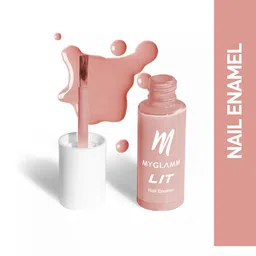 MyGlamm Set Of 2 LIT Long-Lasting Flawless Texture Nail Enamel 7ml Each - Hey Gurl image 3