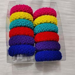 DN Creation Set Of 6 Assorted Ponytail Holders image 3