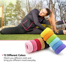 DN Creation Set Of 12 Ponytail Holders image 2
