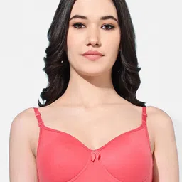 FIMS Pack Of 3 Full Coverage Lightly Padded Non-Wired Everyday Bra With All Day Comfort image 4