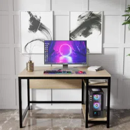 riyan luxiwood Carter Workstation In Beige Finish-picture-20