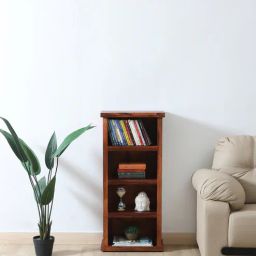 woodsworth from pepperfry Ackley Sheesham Wood Bookshelf In Honey Oak Finish-picture-37