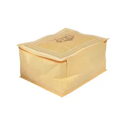 Kuber Industries Set of 2 Gold-Coloured Printed Non-woven Foldable Saree Cover With Transparent Window image 4
