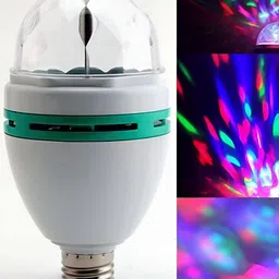 SPARK WORLD White & Purple Disco Bulb String Light image 5