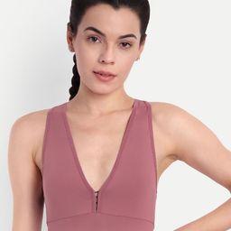 So What Medium Coverage Lightly Padded Workout Bra-Moisture Wicking-picture-13