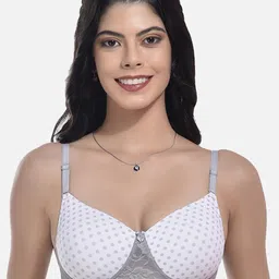 StyFun Pack Of 2 Printed Full Coverage Lightly Padded All Day Comfort Bra image 2