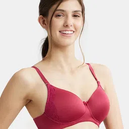 Jockey Wirefree Padded Soft Touch Full Coverage Multiway Styling Tshirt Bra-1816 image 5