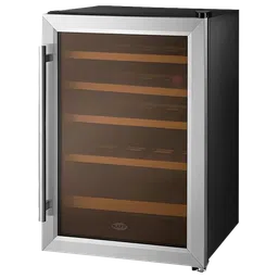 KAFF 50 Litres 16 Bottles Wine Cooler (Inner Glass with UV-Protection, KWC 62, Black)-image-23