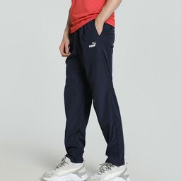 puma Men Solid, Printed Blue Track Pants-picture-22