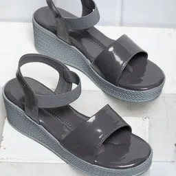 FABBMATE Open Toe Flatform Heels image 3