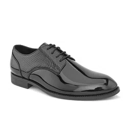 Anouk Men Textured Pointed Toe Formal Derbys image 4
