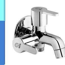 BIB COCK TWO WAY [HEAVY DUTY] [FUSION- 2204] WATER TAP [KITCHEN SINK TAP] WASH BASIN TAP [HEALTH FAUCET] BATHROOM TAP Bib Tap Faucet-image-18
