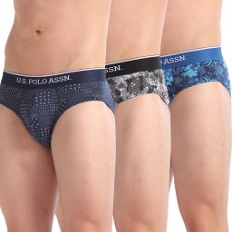 Pack of 3 Printed Men Brief-image-3