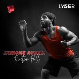lyger Reaction Balls Rubber Reaction Bounce Balls for Hand Coordination- Multicolor Throw Ball - Size: 1 image 3