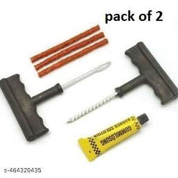 Trendy Car Tyre Puncture Repair Tool Kit-image-66
