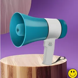 Handheld Megaphone with Siren, Microphone & Rechargeable for Outdoor EventsA295 Megaphone Portable Megaphone Siren Loudspeaker Function &Long Battery BackupA295 Outdoor PA System-picture-3