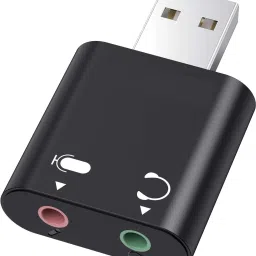 SwapME USB Sound Card, USB to Audio Jack Adapter 7.1 Channel External Stereo Sound Card with 3.5mm TRS TRRS Microphone Headphone for PC, Laptop, PS4, Windows MAC, Linux Internal Sound Card-9