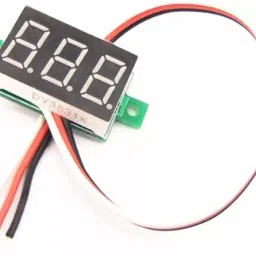 electrolight Red LED Display Mini 0.36 inch 3 wire DC 0-100V Digital Voltmeter Digital Voltage Tester image 3