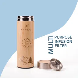 Eco-Chic Bamboo Bottle Durable, Stylish & Perfect for On-the-Go 400 ml Bottle-image-10