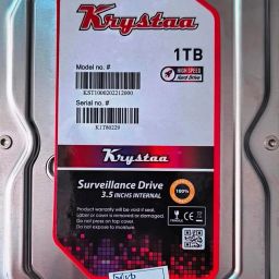 KRYSTAA 1 TB SATA Hard Drive for Desktop/Surveillance–8.89 cm(3.5 Inch),6 Gb/s 7400 RPM 1 TB Desktop, Surveillance Systems Silver SATA Internal Hard Disk Drive (HDD) (1TB SATA Hard Drive)-17