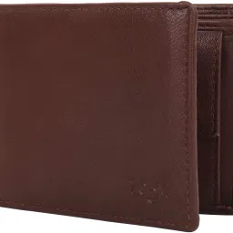 Men Formal Brown Genuine Leather RFID Wallet-image-94