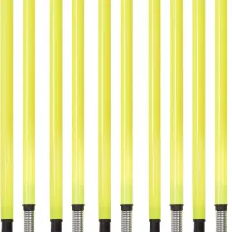 5 Pc Slalom Pole With Spring Loaded Spikes for Football Training for Unise Two Piece Agility Pole-image-80