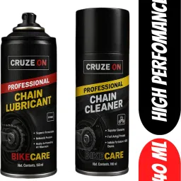 Cruze On Professional Chain Cleaner & Chain Lubricant (Combo Pack of 2) Bicycle Lubricant-3