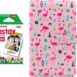 FUJIFILM Instax Mini 10x1 Sheets Instant Film with Watermelon Flamingo Album 96 Sheets Film Roll-image-40