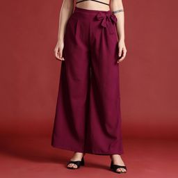 all about you Women Regular Fit Brown Polyester Trousers-picture-47