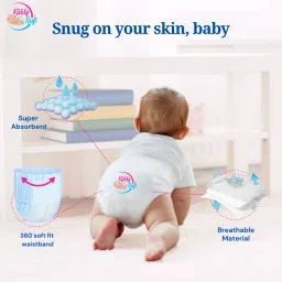 kiddysoft Soft & Comfortable Baby Pant Diapers - S image 2