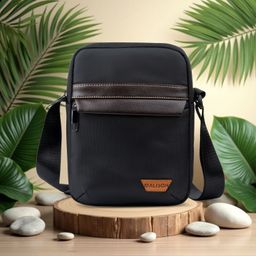 alison Black Men Sling Bag Latest Cross Body Sling bag for Office, Cash, Business Collection, Travelling-picture-2