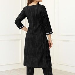 Cotton Blend Women Kurti With Bottomwear-image-47
