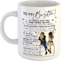 hopin Ston to My Bestie if I Could give You one Thing in Life Ceramic Coffee Mug-16